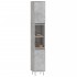 Armario de baño madera contrachapada gris hormigón 30x30x190