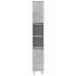 Armario de baño madera contrachapada gris hormigón 30x30x190