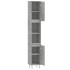 Armario de baño madera contrachapada gris hormigón 30x30x190