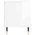 Mueble de TV madera contrachapada blanco brillo