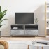 Mueble de TV madera contrachapada gris hormigón