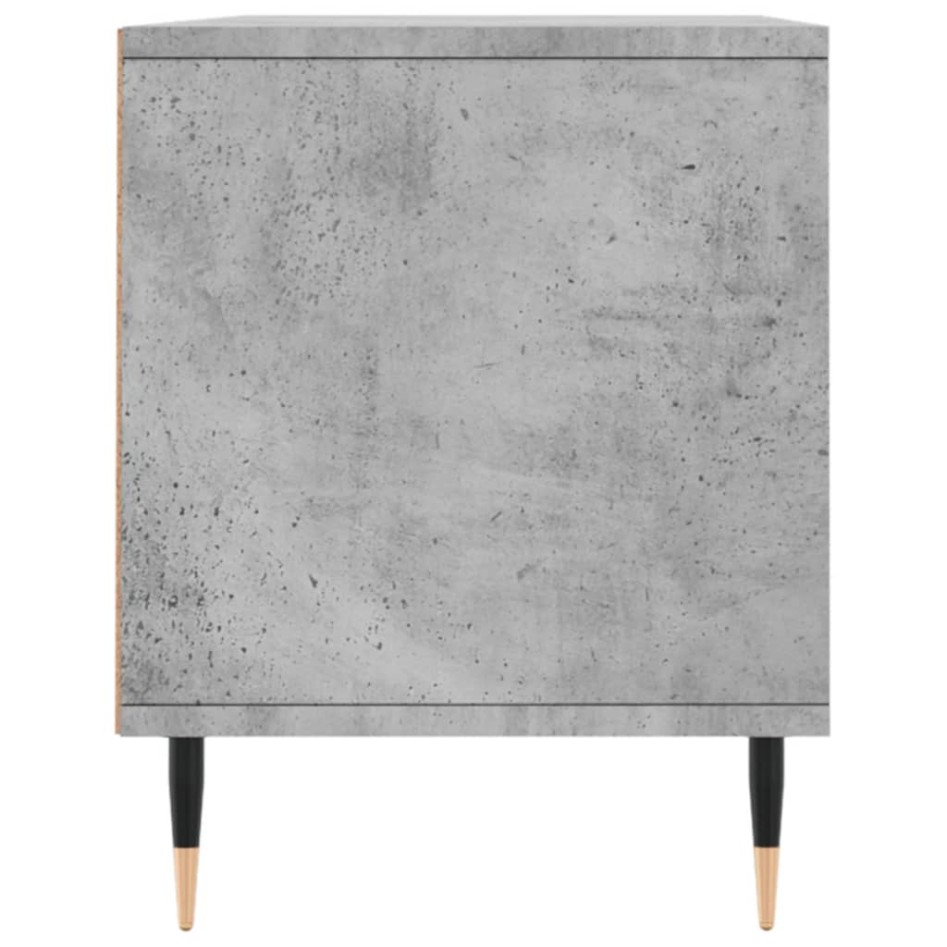 Mueble de TV madera contrachapada gris hormigón