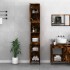 Armario de baño madera contrachapada roble ahumado 30x30x190