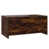 Mesa de centro madera de ingeniería roble ahumado 90x50x41,5