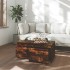 Mesa de centro madera de ingeniería roble ahumado 90x50x41,5