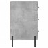 Mesita de noche madera de ingeniería gris hormigón 40x40x66