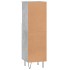 Armario de baño madera contrachapada gris hormigón 30x30x100
