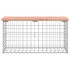 Banco jardín diseño gaviones madera abeto Douglas 83x31,5x42