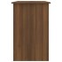 Escritorio de madera contrachapada marrón roble 100x50x76