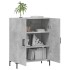 Aparador de madera de ingeniería gris hormigón 69,5x34x90