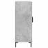 Aparador de madera de ingeniería gris hormigón 69,5x34x90