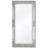 Espejo de pared estilo barroco plateado 100x50