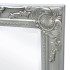 Espejo de pared estilo barroco plateado 100x50