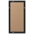 Espejo de pared estilo barroco plateado 100x50