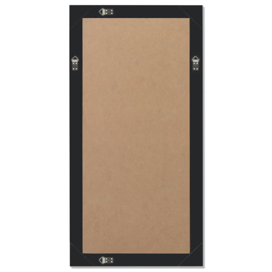 Espejo de pared estilo barroco plateado 100x50