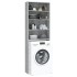 Armario de lavadora gris Sonoma 64x24x190