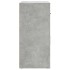 Aparador de madera contrachapada gris hormigón 80x33x70