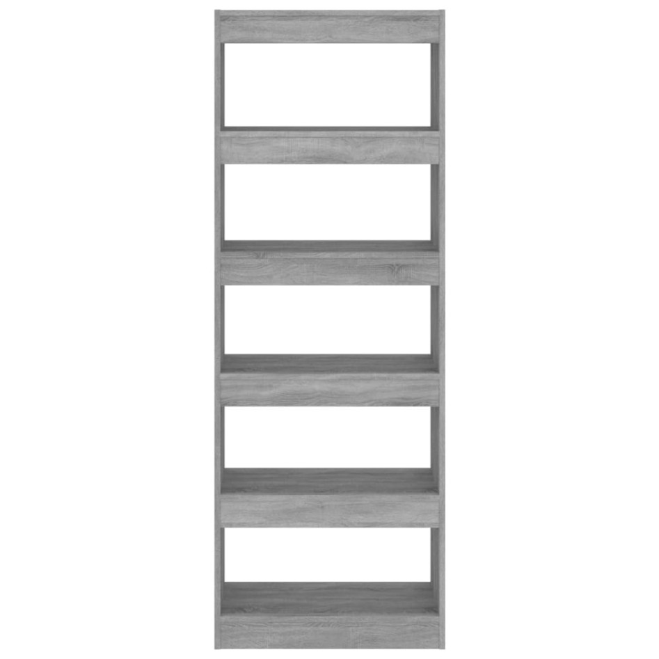 Estantería/divisor madera ingeniería gris Sonoma 60x30x166