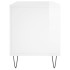 Mueble discos madera contrachapada blanco brillo 100x38x48