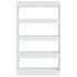 Estantería/divisor madera de ingeniería blanco 80x30x135