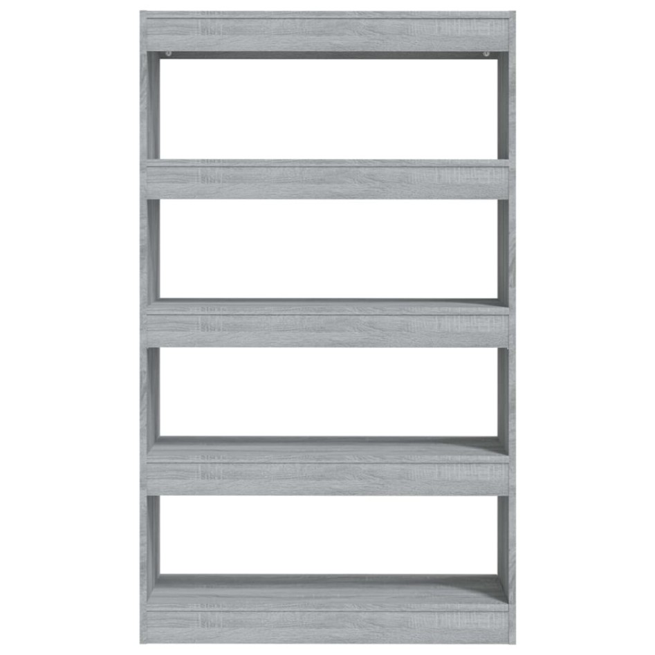 Estantería/divisor madera ingeniería gris Sonoma 80x30x135