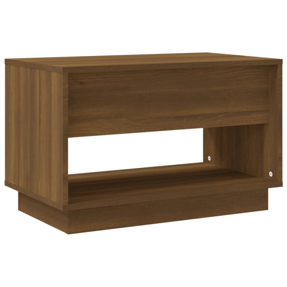 Mueble de TV de madera de ingeniería marrón roble 70x41x44