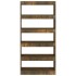 Estantería/divisor madera ingeniería roble ahumado 80x30x166