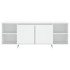 Mueble para TV madera contrachapada blanco 130x35x50