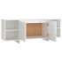 Mueble para TV madera contrachapada blanco 130x35x50
