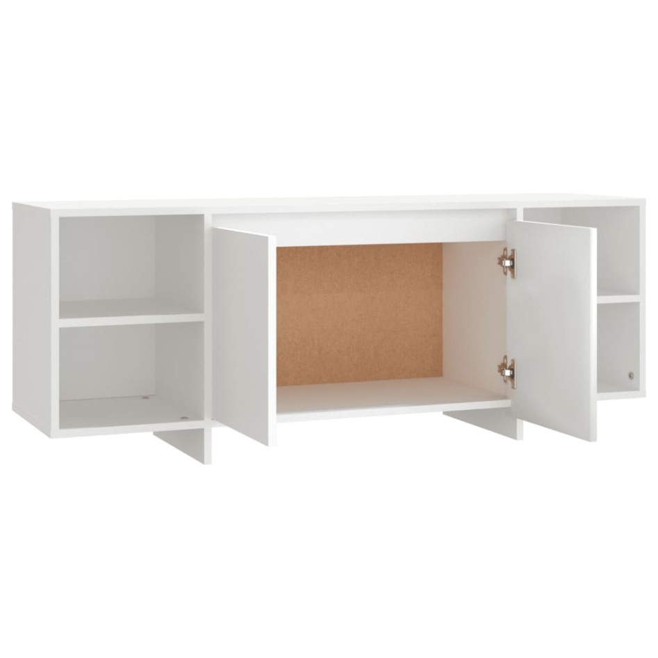 Mueble para TV madera contrachapada blanco 130x35x50