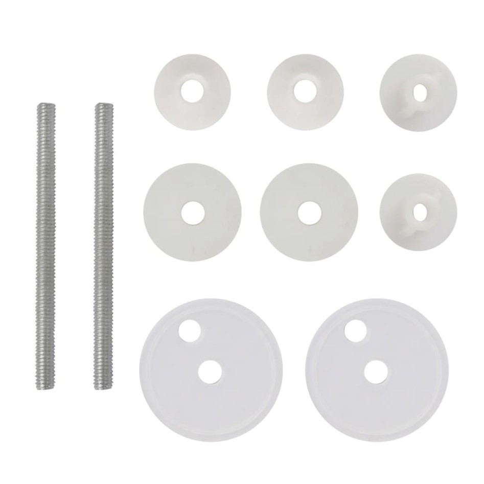 Asientos de inodoro con tapas 2 uds MDF