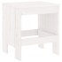 Taburetes de jardín 2 uds madera maciza pino blanco 40x36x45