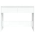 Mesa consola madera de ingeniería blanca 100x35x76,5