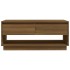 Mesa de centro madera de ingeniería marrón roble 102,5x55x44