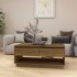 Mesa de centro madera de ingeniería marrón roble 102,5x55x44