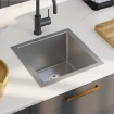 Fregadero de cocina hecho a mano acero inoxidable