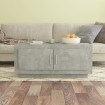 Mesa de centro madera de ingeniería gris hormigón 102x50x45 cm