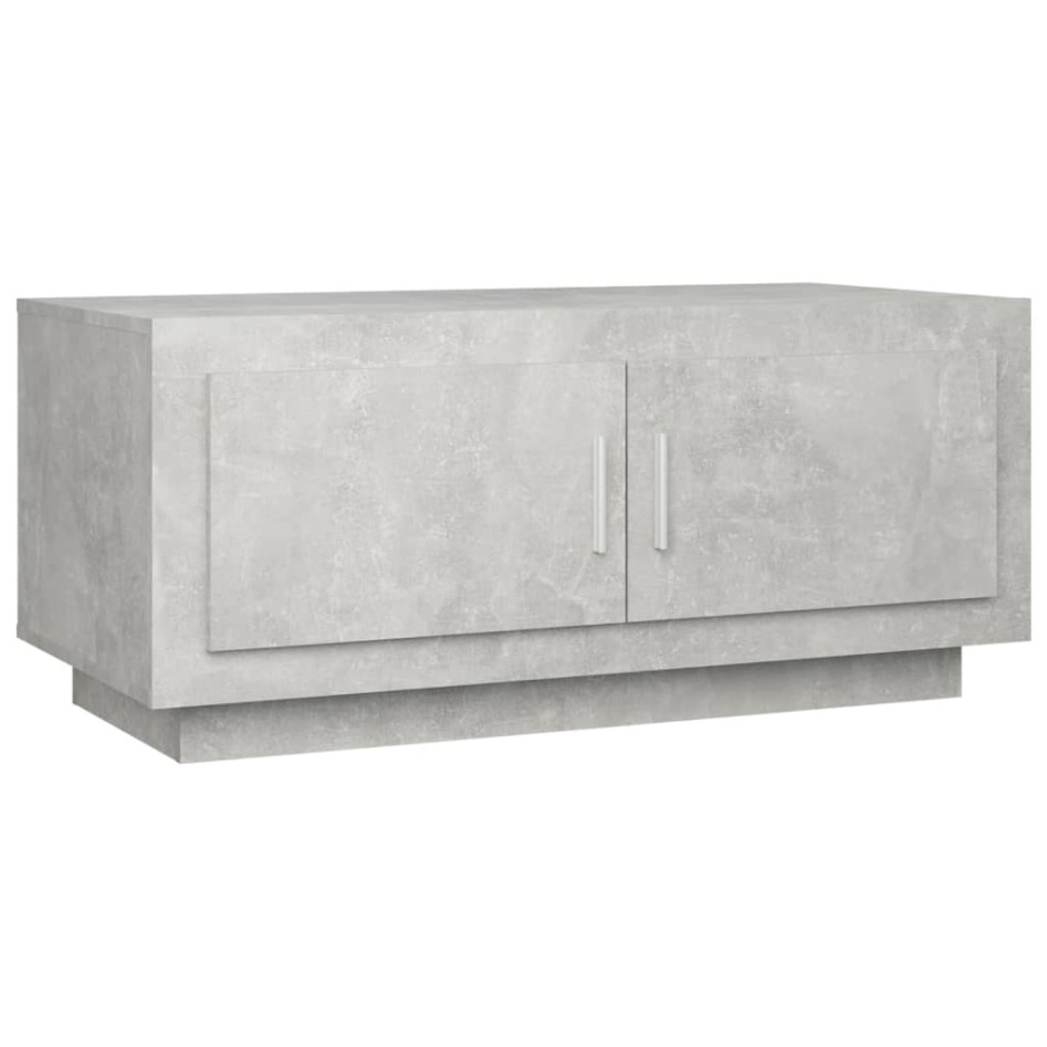 Mesa de centro madera de ingeniería gris hormigón 102x50x45