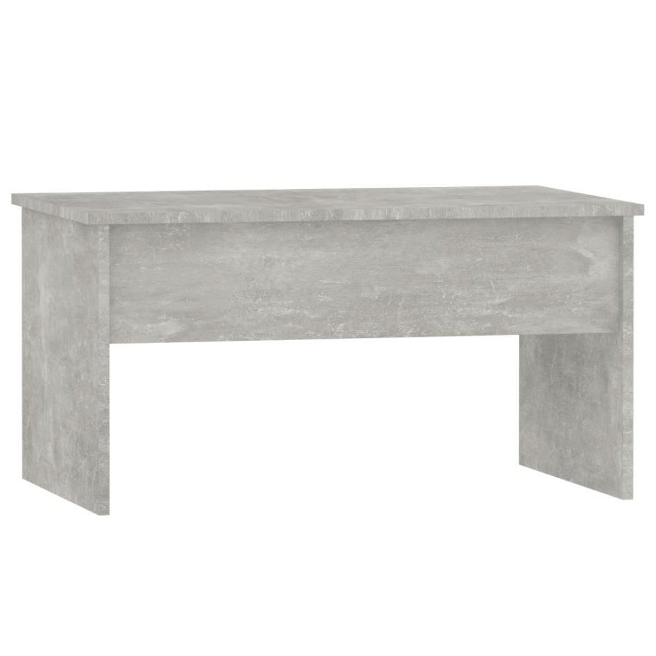 Mesa de centro madera ingeniería gris hormigón 80x50,5x41,5