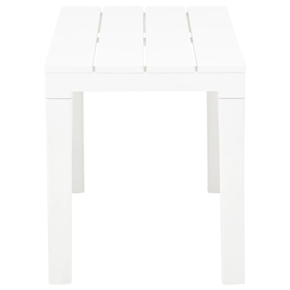 Bancos de jardín 2 unidades plástico