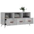 Mueble de TV madera de ingeniería gris hormigón 102x36x50