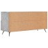 Mueble de TV madera de ingeniería gris hormigón 102x36x50