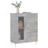 Aparador de madera de ingeniería gris hormigón 69,5x34x90