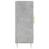 Aparador de madera de ingeniería gris hormigón 69,5x34x90