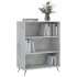 Estantería madera de ingeniería gris hormigón 69,5x32,5x90