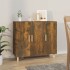 Aparador de madera de ingeniería roble ahumado 90x34x80