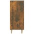 Aparador de madera de ingeniería roble ahumado 90x34x80