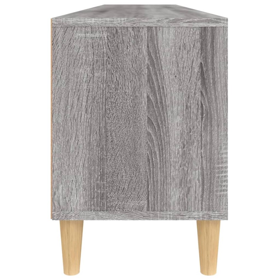 Mueble para TV madera contrachapada gris Sonoma 150x30x44,5