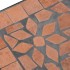Base de sombrilla cuadrada color terracota 12