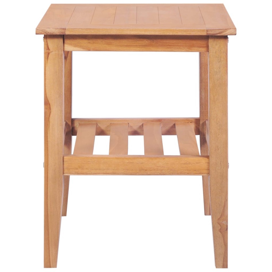 Mesa de centro madera maciza de teca 40x40x50